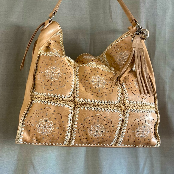 Sak camel color shoulder bag - Picture 2 of 16